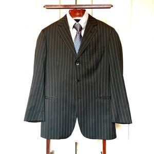 Hugo Boss Men’s Pinstripe 3 Button Blazer Size 36R